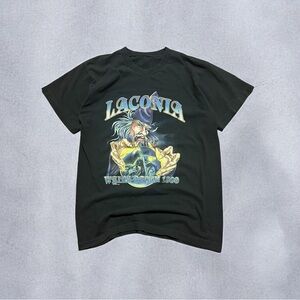Laconia Weirs Beach 1999 black cotton t-shirt #biker